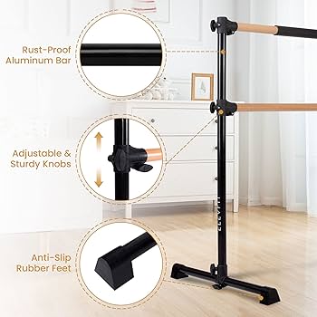 バレエ レッスンバー ポータブル Amazon.co.jp: YUXO バレエ バー 自宅 用 バレエレッスンバー